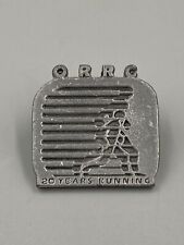 Vintage Oregon Road Runners Club Silver Colored 20 Years Running Lapel Pin picture