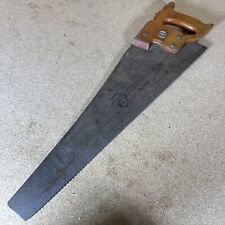 Vintage Disston USA 20 Inch D8 Crosscut Wood Panel Hand Saw picture