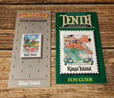 1982 Kings Island Amusement Theme Park 10th Anniversary Brochure + Fun Guide picture