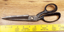 Vintage WISS Inlaid Sewing Scissors Shears No. 20W 10 1/2-inch HEAVY DUTY USA picture