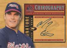 Marcus Giles 2000 UD SP Chirography Top Prospects autograph auto card MG picture