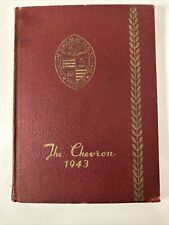 1943 De Veaux School Yearbook Niagara Falls NY Boys Church Prep Military Chevron picture