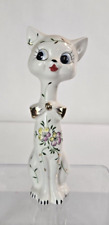 Vintage Japanese Royal Sealy Long Neck Mid Century Cat Figure picture