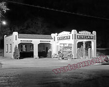 Photograph of a 1939 Sinclair Gas Station in San Augustine Texas 8x10  picture