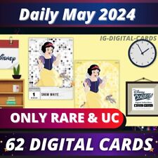 Topps Disney Collect PRESALE May Daily 2024 Only Rare & UC[62 DIGITAL CARDS] picture