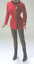 Star Trek Lieutenant Uhura Officer uniform outfit Barbie clothes dress boots picture