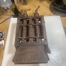 Antique No. 4 Solder Furnace The Superior Warren PA Cast Iron Missing Hood picture