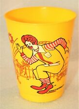 Vintage Ronald McDonald With Monkeys Plastic Drinking Cup NOS New 1978 picture