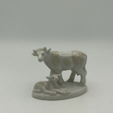 Vintage Cow And Calf Figurine Denmark  picture