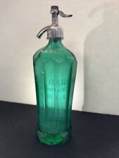 Vintage Czechoslovakia Green Glass Seltzer Bottle, Jacob Ragosin “Registered” picture