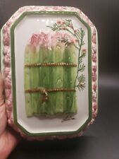 Vintage Sur La Table  Asparagus Ceramic Mold Wall Hanging Italy picture
