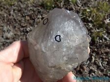 HUGE VERY RARE CLEAR Arkansas Quartz Crystal ENHYDRO SMOKEY DOUBLE Point picture