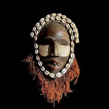 African Wall Hanging Primitive Art Collectibles Home Decor Masque Dan-G1374 picture