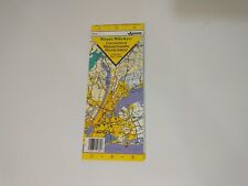 VTG Travel Map CONNECTICUT MASSACHUSETTS RHODE ISLAND 2000 Laminate City Slicker picture