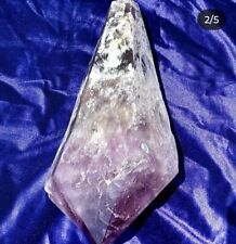🔥 AMETHYST CRYSTAL WAND HUGE GENUINE MINERAL BRAZIL picture