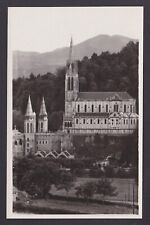 FRANCE, RPPC Postcard, Lourdes, The church picture