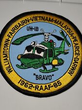 1960s 70s US Army 1962 UH-1B RAAF Bravo Aviation Patch L@@K picture