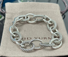David Yurman Oval Link Chain, Cable Collection Bracelet in Sterling Silver 925 picture