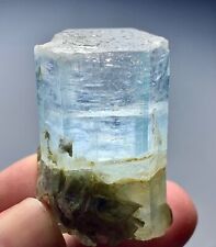 222 Cts Top Quality Terminated Repair Aquamarine Crystal with Mica from Pakistan picture