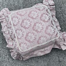 Victorian Pink Floral Vintage BIG THROW PILLOW Oversized BID 4 CHARITY❤️ttb3 picture
