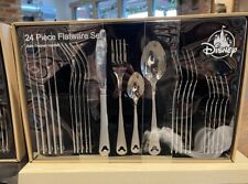 NEW Disney Parks 24 Piece Flatware Set Icon Mickey Mouse Silverware picture
