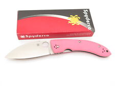 Spyderco C143GPNP Seki Japan Bob Lum Chinese Folder Pink Folding Pocket Knife picture