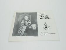 1986 Vintage The Texas Masons Fraternity of Ancient Free and Accepted Masons picture