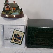 Thomas Kinkade A Quiet Evening Lighted Cottage Memories of Home with COA Box picture