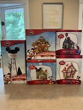 Mickey’s Merry Christmas Village Lot Of 5 picture