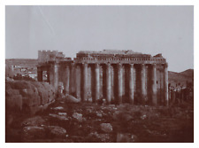 Lebanon, Baalbek, View of a Monument, Vintage Print, circa 1900 Vintage Print picture