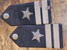 WWII USN Navy Officer Bullion Made By Reeds PHILA Shoulder Board Set L@@K picture