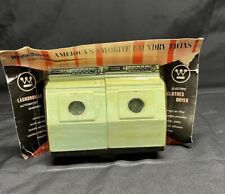 Vintage Westinghouse Green Plastic Salt And Pepper Shakers Washer And Dryer picture