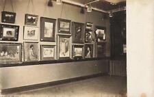 Rare Art Exhibit Brush & Pen Club Women Artists NYC RPPC Pre war Photo Postcard picture