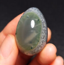 TOP 15G Natural Gobi Agate Eye Agate Egg Crystal Quartz Stone Madagascar ZZ151 picture