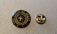 The State Of Texas Seal Round Lapel Pin  picture