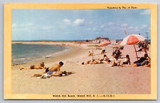 Vintage Postcard Watch Hill Beach Watch Hill Rhode Island picture