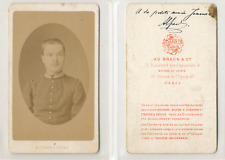 A.D.Braun, Paris, Officer, Soldier, Military 