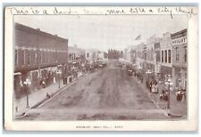 Idaho Falls Idaho ID Postcard Broadway Business Section Scene 1911 Vintage picture