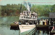 Postcard Old Forge, New York: Steamer Clearwater Leaving Forge House Dock, 1908 picture