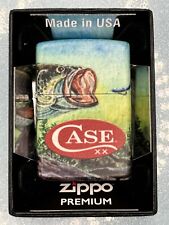 2023 Case Knives Big Mouth Bass Zippo Lighter NEW picture