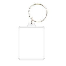 Clear Acrylic Blank Photo Keyring Keychain Image Insert Keychain Insert Artwork picture