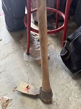 Antique Primitive Adze Axe Wood Hoe Tool Making Old Ships Carpentry picture