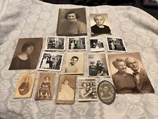 Antique Lot Of 16 Black & White Photos  picture