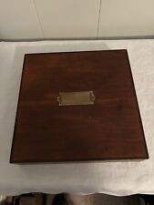 1994 The  Bombay And Company Wooden Box With Hinges Which Are Broke picture