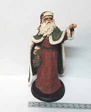 Christmas Santa Ole St Nick figure 15 Inch Resin Statue picture