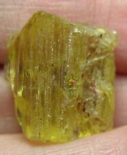 Natural 21.25ct Cambodian Beryl Heliodor Crystal Stick Specimen 4.25g 18.00mm picture