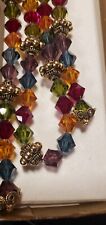 Beaded Jewelry Garland 36 Inch Liza Bayze Neiman Marcus Multicolor Lot Of 3 picture