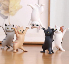 5 pcs Miniature Dancing Kittens Cats Figurines Set,Dancing Cats Crafts picture