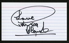 Petula Clark signed autograph 3x5 card Actress & Composer R103 picture