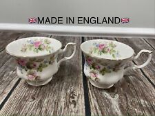 Royal Albert Moss Rose England Bone China Tea Cup - TEACUP ONLY, NO SAUCER picture